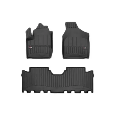 Tappetini Gomma Specifici 3 Pezzi Neri per Ford Galaxy 1995-2005