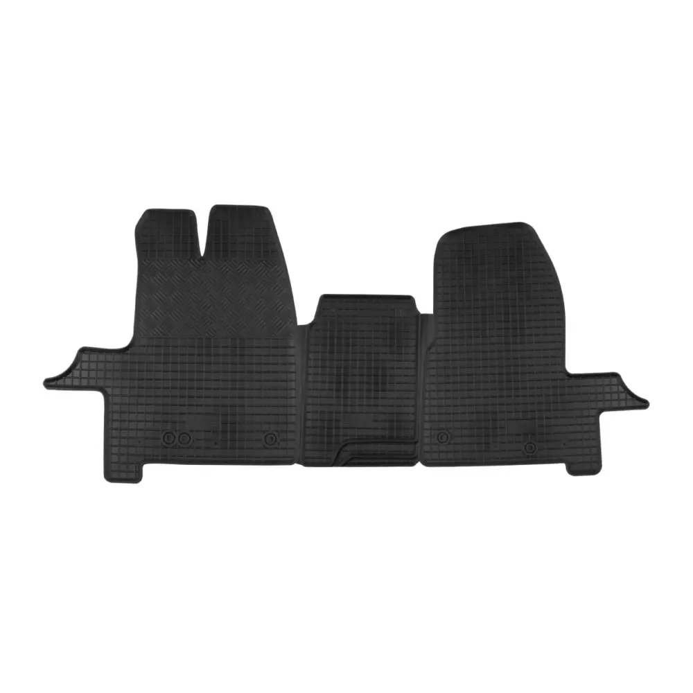 Tappetini Gomma Specifici 3 Pezzi Neri per Ford Tourneo Transit Custom dal 2012