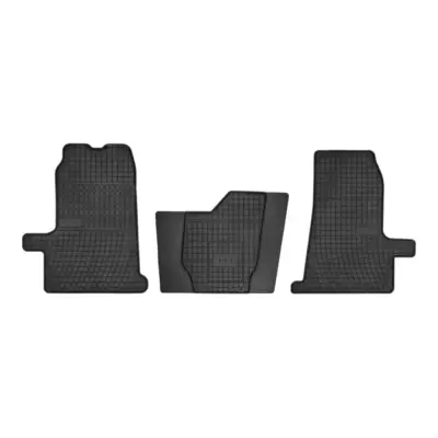 Tappetini Gomma Specifici 3 Pezzi Neri per Ford Transit 2000-2006