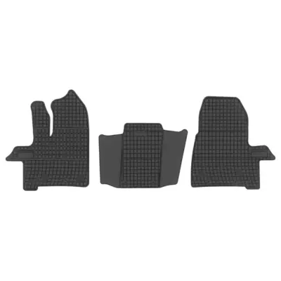 Tappetini Gomma Specifici 3 Pezzi Neri per Ford Transit Custom Van Sport 2