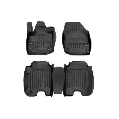 Tappetini Gomma Specifici 3 Pezzi Neri per Honda Civic Ix 2011-2016