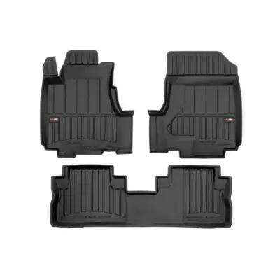 Tappetini Gomma Specifici 3 Pezzi Neri per Honda Cr-v 2006-2011
