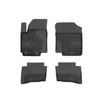 Tappetini Gomma Specifici 3 Pezzi Neri per Hyundai I20 2008-2014