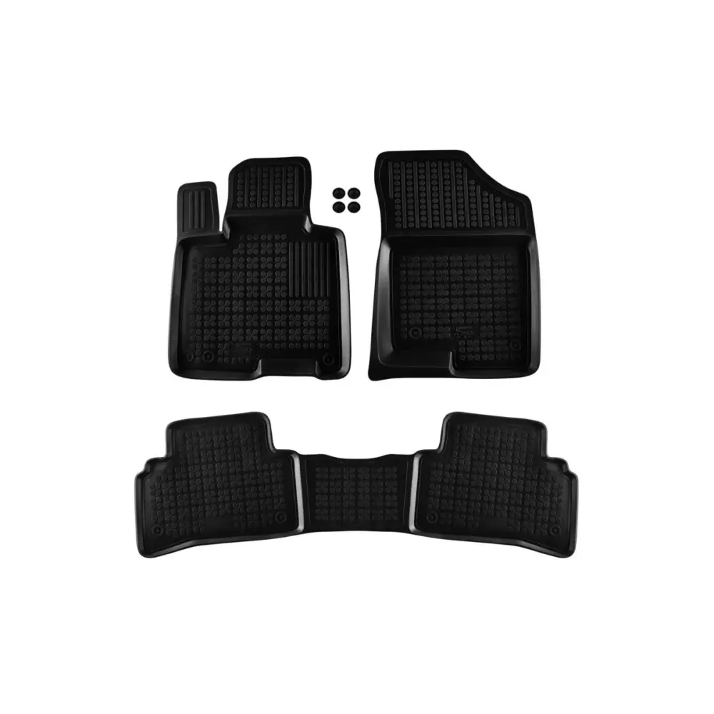 Tappetini Gomma Specifici 3 Pezzi Neri per Hyundai Tucson 2018-2020