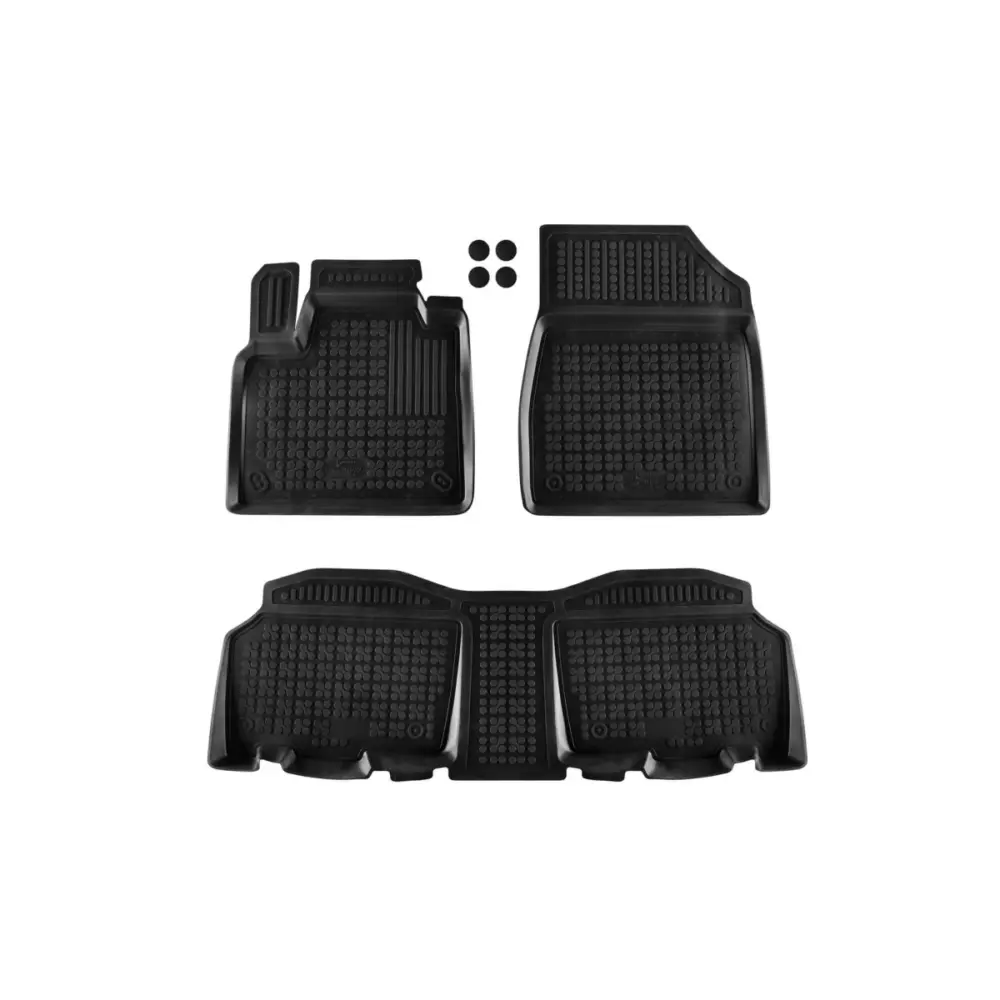 Tappetini Gomma Specifici 3 Pezzi Neri per Mercedes Classe T W420 dal 2022