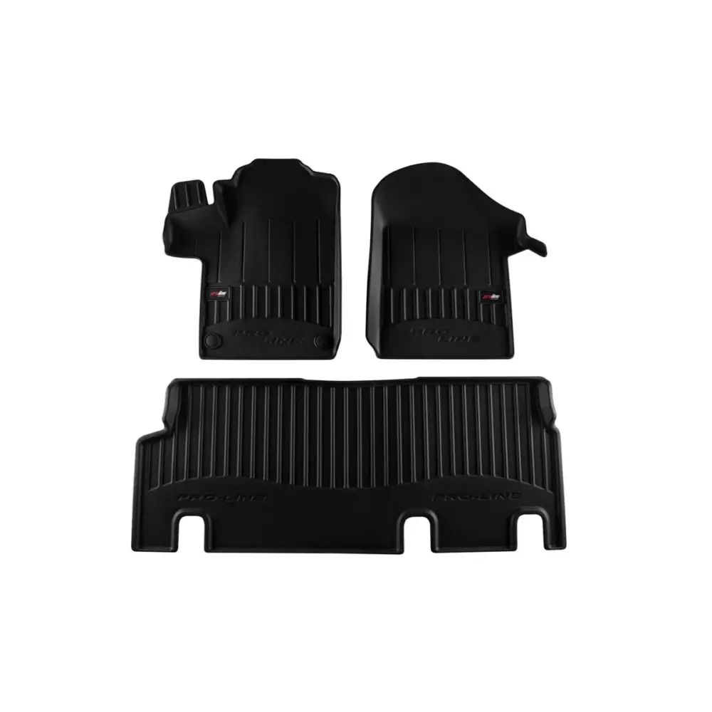 Tappetini Gomma Specifici 3 Pezzi Neri per Mercedes Vito W447 dal 2014
