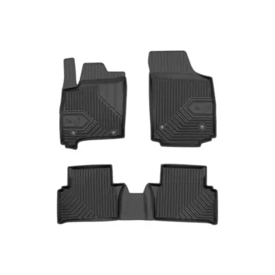 Tappetini Gomma Specifici 3 Pezzi Neri per Opel Meriva a 2003-2010