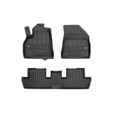 Tappetini Gomma Specifici 3 Pezzi Neri per Peugeot 3008 2009-2016
