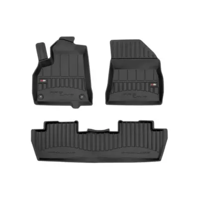 Tappetini Gomma Specifici 3 Pezzi Neri per Peugeot 5008 2009-2017