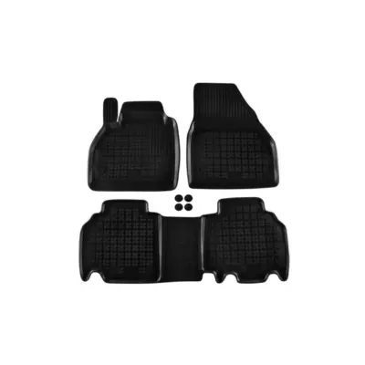 Tappetini Gomma Specifici 3 Pezzi Neri per Renault Kangoo 2008-2021