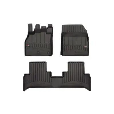 Tappetini Gomma Specifici 3 Pezzi Neri per Renault Scenic Grand Scenic 2009-2016
