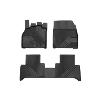Tappetini Gomma Specifici 3 Pezzi Neri per Renault Scenic Grand Scenic 2009-2016