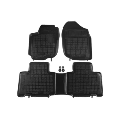 Tappetini Gomma Specifici 3 Pezzi Neri per Toyota RAV4 2013-2018