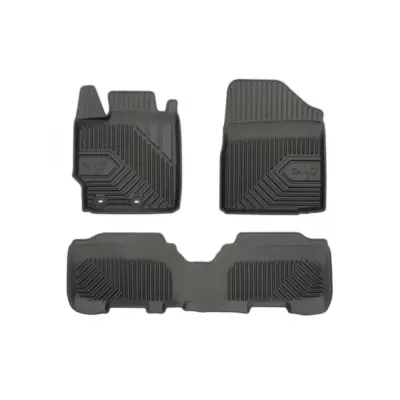 Tappetini Gomma Specifici 3 Pezzi Neri per Toyota Yaris 2005-2011