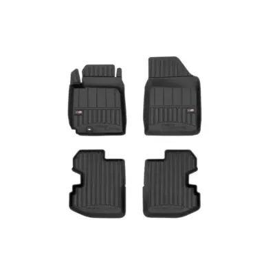 Tappetini Gomma Specifici 3 Pezzi Neri per Toyota Yaris I 1999-2005 3 Porte