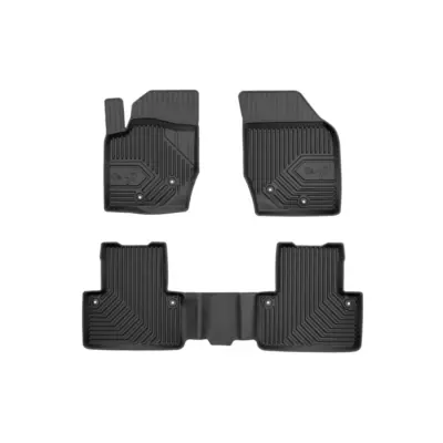 Tappetini Gomma Specifici 3 Pezzi Neri per Volvo XC90 2002-2016
