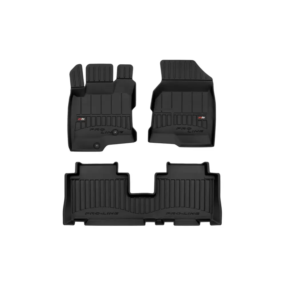 Tappetini Gomma Specifici 3 Pezzi Nero per Chevrolet Captiva 2006-2015