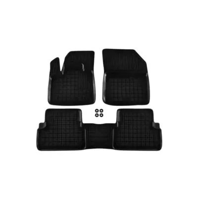 Tappetini Gomma Specifici 3 Pezzi Nero per Peugeot 3008 dal 2016