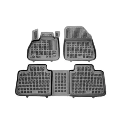 Tappetini Gomma Specifici 3 Pezzi Nero per Renault Espace dal 2014