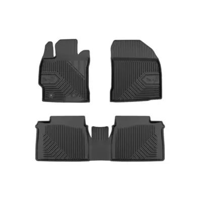 Tappetini Gomma Specifici 3 Pezzi Nero per Toyota Corolla Xi E160 2013-2019