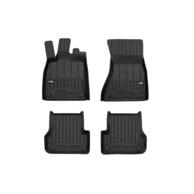 Tappetini Gomma Specifici 3D Proline 4 Pezzi Neri per Audi A6 2011-2017