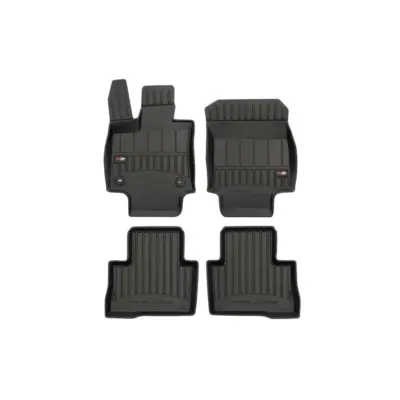 Tappetini Gomma Specifici 3D Proline 4 Pezzi Neri per Toyota RAV4 dal 2018