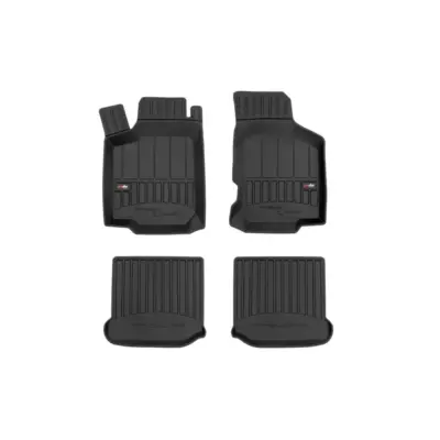 Tappetini Gomma Specifici 3D Proline 4 Pezzi Neri per Volkswagen Golf Iv
