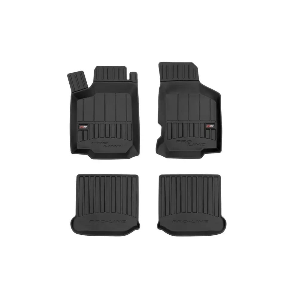 Tappetini Gomma Specifici 3D Proline 4 Pezzi Neri per Volkswagen Golf Iv