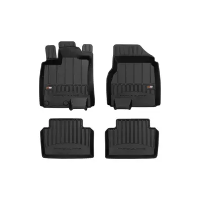Tappetini Gomma Specifici 3D Proline Neri Set 4 Pezzi per Nissan Qashqai