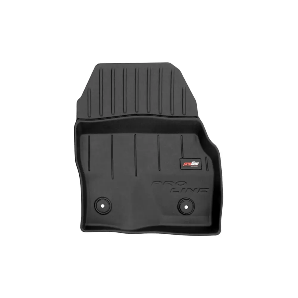 Tappetini Gomma Specifici 3D Proline Nero 2 Pezzi per Ford Transit Connect