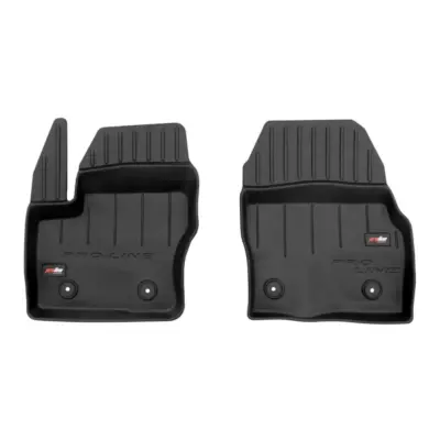 Tappetini Gomma Specifici 3D Proline Nero 2 Pezzi per Ford Transit Connect