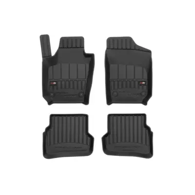 Tappetini Gomma Specifici 3D Proline Nero 4 Pezzi per Volkswagen Polo 2008-2017