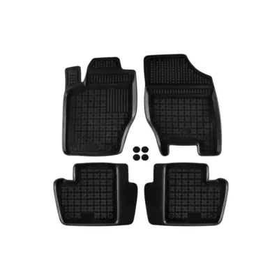 Tappetini Gomma Specifici 4 Pezzi con Estintore Peugeot 307 2001-2007
