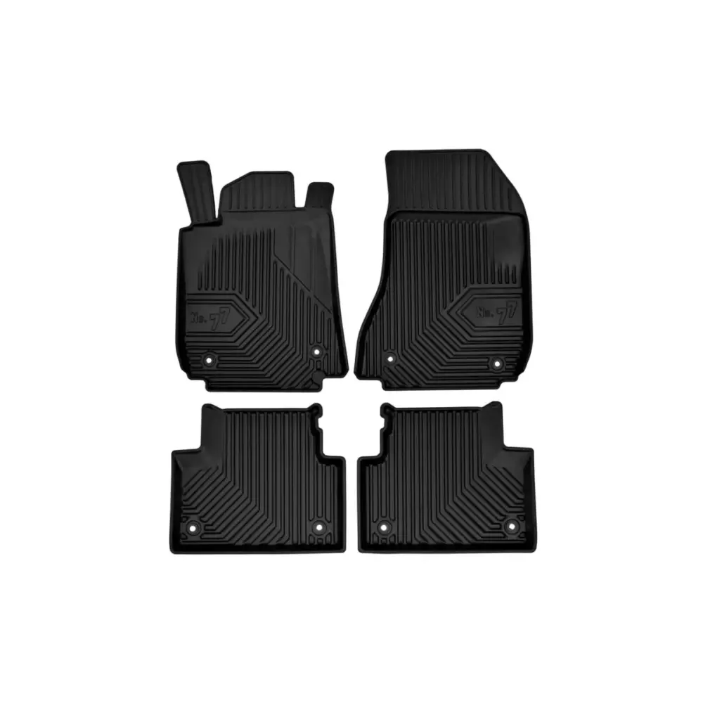 Tappetini Gomma Specifici 4 Pezzi Neri per Alfa Romeo 159 2005-2011