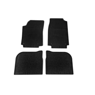 Tappetini Gomma Specifici 4 Pezzi Neri per Audi 100 1990-1994