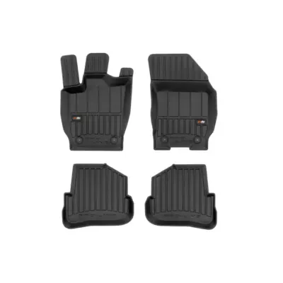 Tappetini Gomma Specifici 4 Pezzi Neri per Audi A1 Sportback 2010-2014