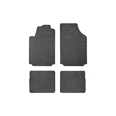 Tappetini Gomma Specifici 4 Pezzi Neri per Audi A2 2000-2005