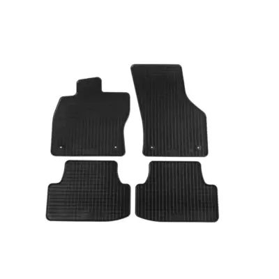 Tappetini Gomma Specifici 4 Pezzi Neri per Audi A3 2012-2020 e Cabrio Dopo 2014