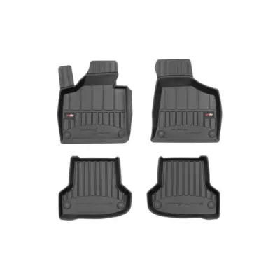 Tappetini Gomma Specifici 4 Pezzi Neri per Audi A3 8P 2003-2013