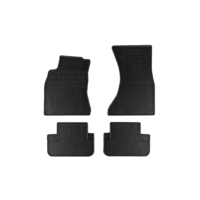 Tappetini Gomma Specifici 4 Pezzi Neri per Audi A4 2008-2015