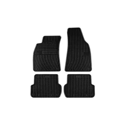 Tappetini Gomma Specifici 4 Pezzi Neri per Audi A4 B6 B7 2000-2007