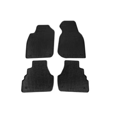 Tappetini Gomma Specifici 4 Pezzi Neri per Audi A6 1997-2004