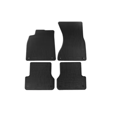 Tappetini Gomma Specifici 4 Pezzi Neri per Audi A6 2011-2018