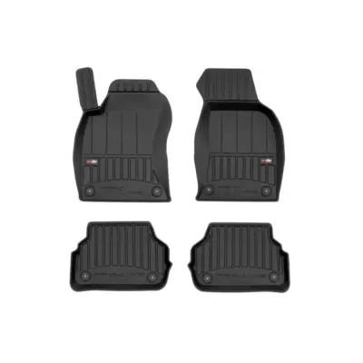 Tappetini Gomma Specifici 4 Pezzi Neri per Audi A6 C5 1999-2004 Berlina Station