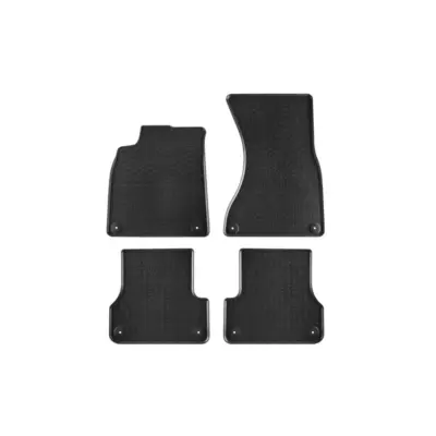 Tappetini Gomma Specifici 4 Pezzi Neri per Audi A6 C7 2010-2018