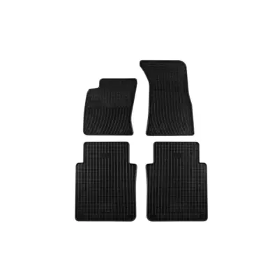 Tappetini Gomma Specifici 4 Pezzi Neri per Audi A8 D3 2002-2009 Lunga Distanza