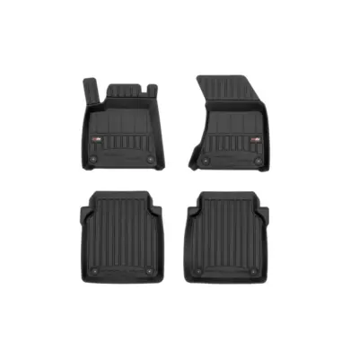 Tappetini Gomma Specifici 4 Pezzi Neri per Audi A8 D4 2009-2017 Long Wheelbase