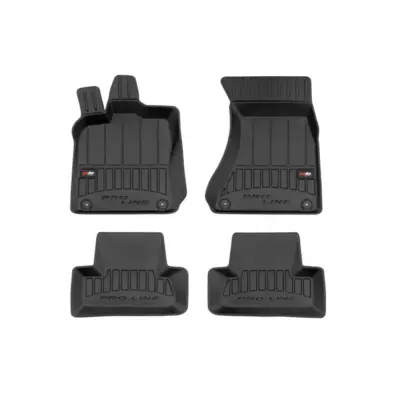 Tappetini Gomma Specifici 4 Pezzi Neri per Audi Q5 2008-2017