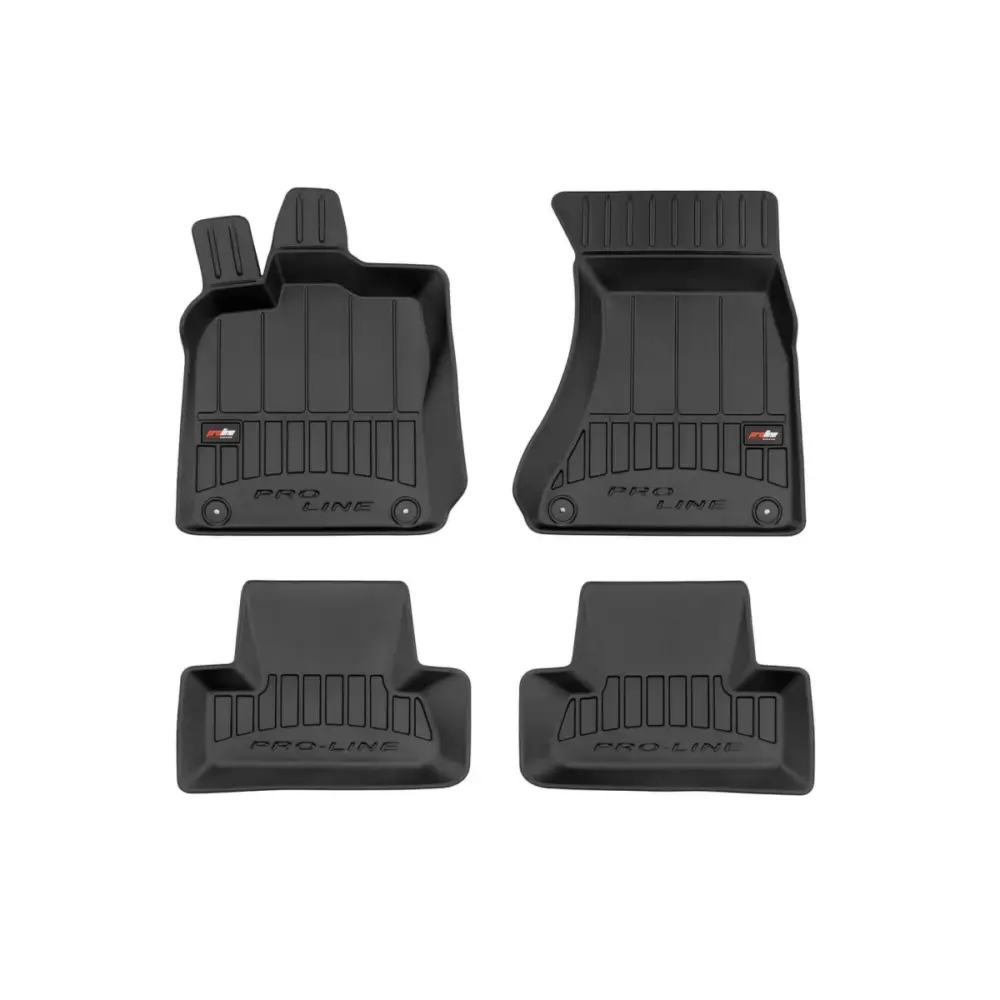 Tappetini Gomma Specifici 4 Pezzi Neri per Audi Q5 2008-2017