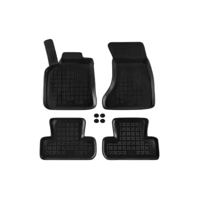 Tappetini Gomma Specifici 4 Pezzi Neri per Audi Q5 2008-2017